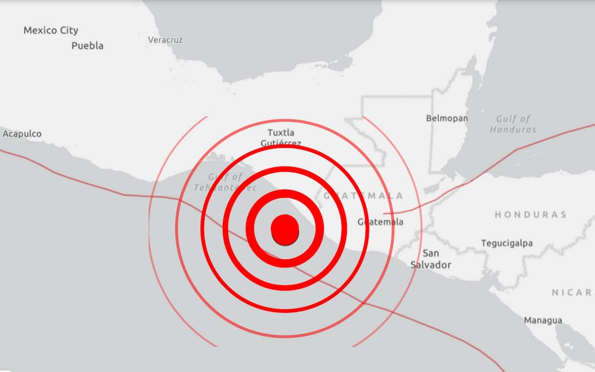Terremoto 7.4 tra Messico e Guatemala, allerta tsunami